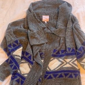 Romeo & Juliet Grey Boho Cardigan